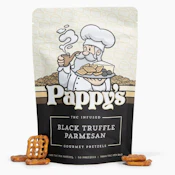 Pappy's- Gourmet THC Pretzels - 50MG THC (Black Truffle Parmesan)