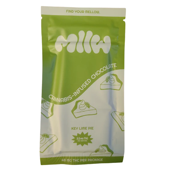 Mllw - MLLW- Key Lime Chocolate Bar (48mg) Main Image