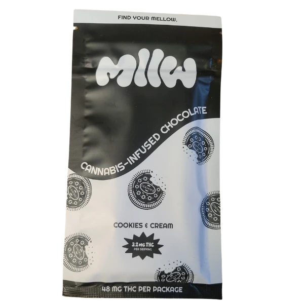 Mllw - MLLW- Cookies N Cream Chocolate Bar- (48mg) Main Image