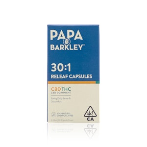 PAPA & BARKLEY - PAPA & BARKLEY - Capsules - CBD Rich - 30:1 - 30-Count