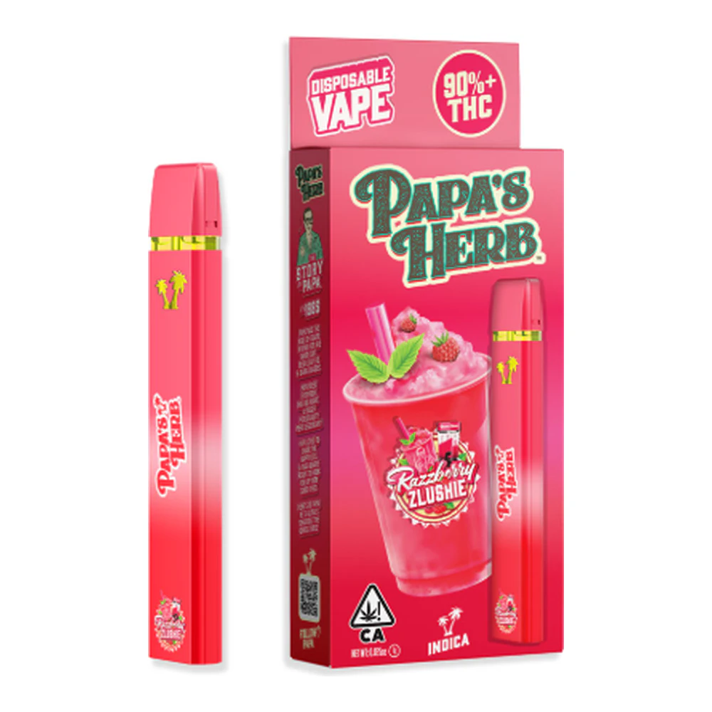 Papa's Herb - Papa's Herb | Razzberry Zlushie | All-In-One Vape | 1g Main Image