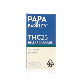 PAPA & BARKLEY - Capsule - THC25 - 40-Pack - 1000MG