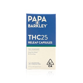 PAPA & BARKLEY - Capsule - THC 25 - 40-Pack - 1000MG