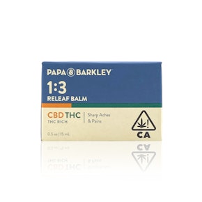 PAPA & BARKLEY - Topical - THC Rich - 1:3 - Releaf  Balm - 15ML 