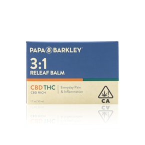 PAPA & BARKLEY - Topical - CBD Rich - 3:1 - Releaf Balm - 50ML