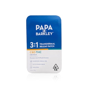 PAPA & BARKLEY - Topical - CBD Rich - 3:1 - Patch