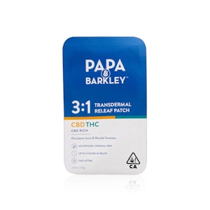 PAPA & BARKLEY - PAPA & BARKLEY - Topical - CBD Rich - 3:1 - Patch