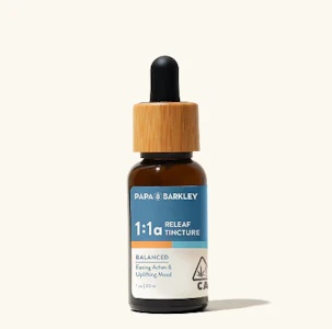 Papa & Barkley - Papa & Barkley THCA/CBD Releaf Tincture 1:1 15mL