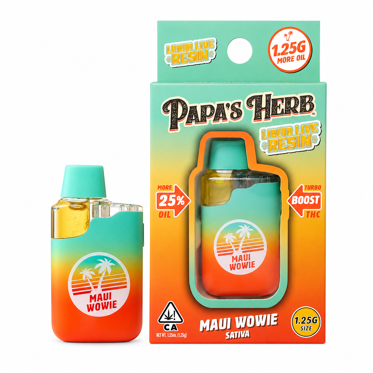 Papa's Herb | Maui Wowie | Live Resin | All-In-One