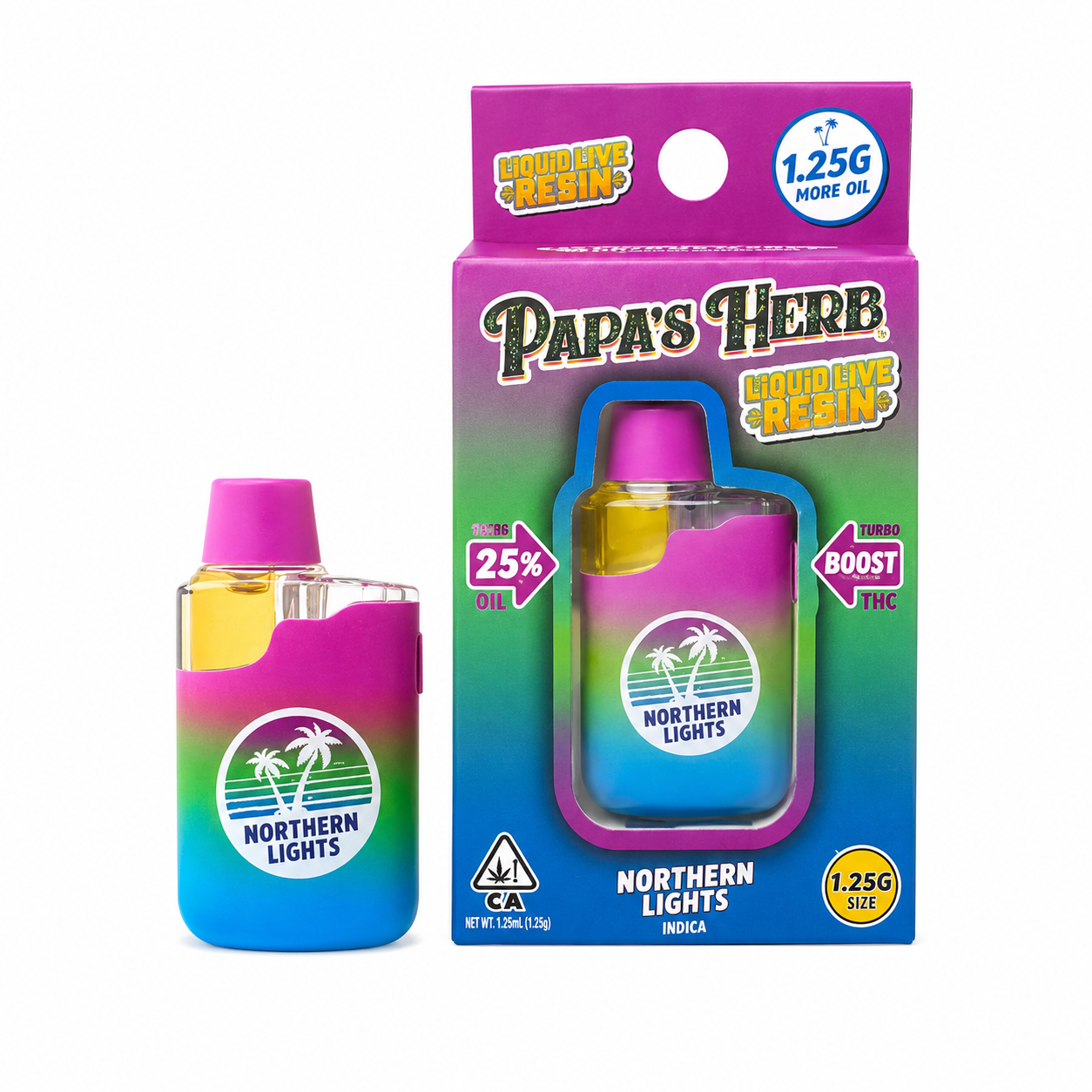 Papa's Herb | Northern Lights | Live Resin | All-In-One
