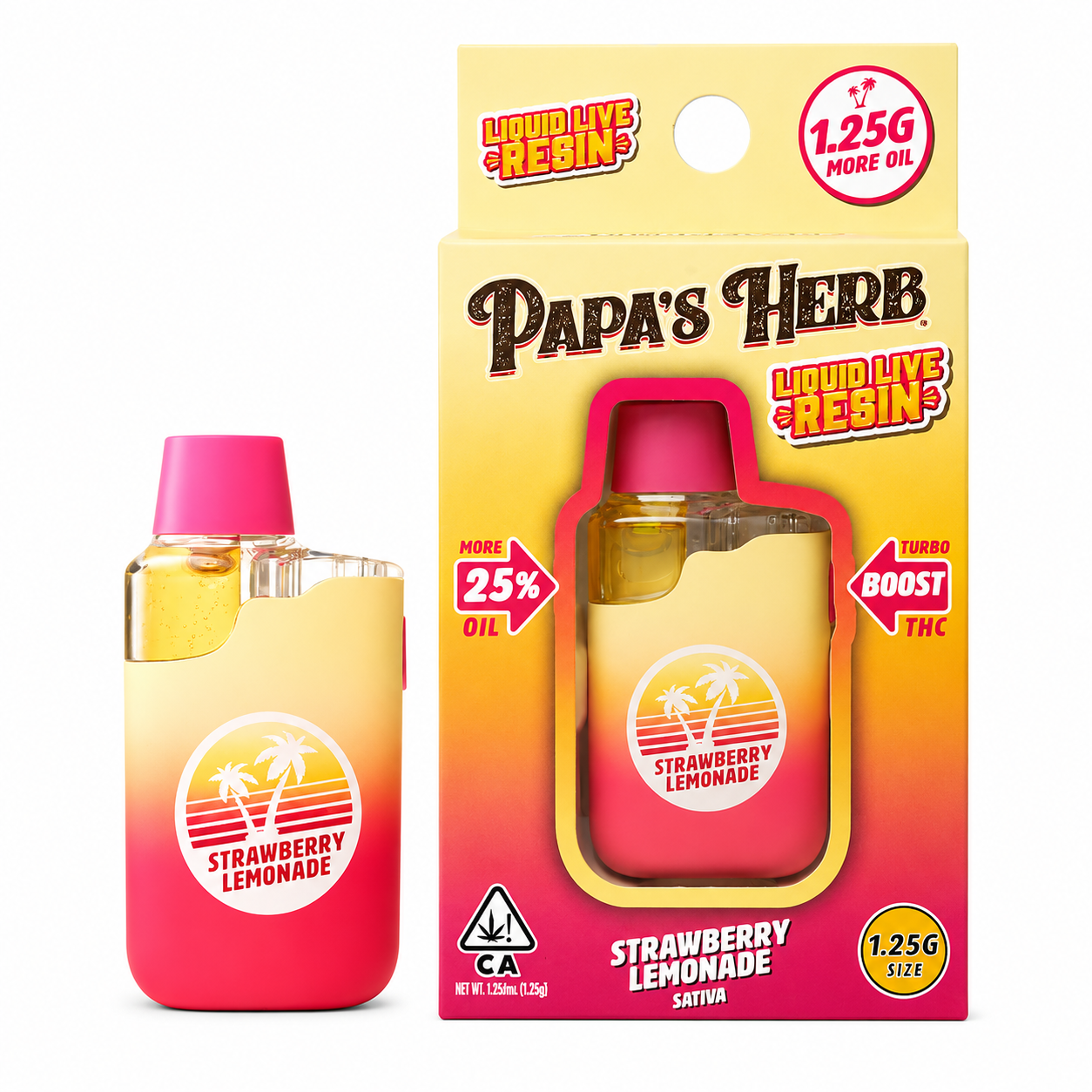 Papa's Herb | Strawberry Lemonade | Live Resin | All-In-One