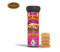 LOST FARM - Edible - Papaya Peach - Hindu Kush - Gummies - Live Resin - 10PK - 100MG