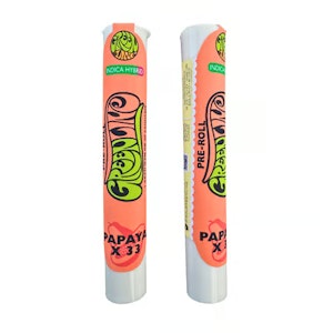 GREENLINE - [GREENLINE] PREROLL - 1G - Papaya x 33 (IH)