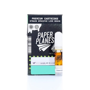 PAPER PLANES EXTRACTS - Paper Planes Hindu Z Papaya Live Resin Cartridge 1.0g