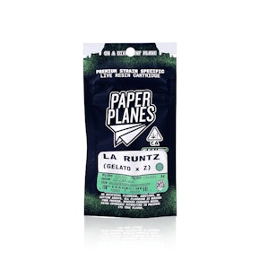 PAPER PLANES - Vape Pen - LA Runtz - Live Resin - 1G