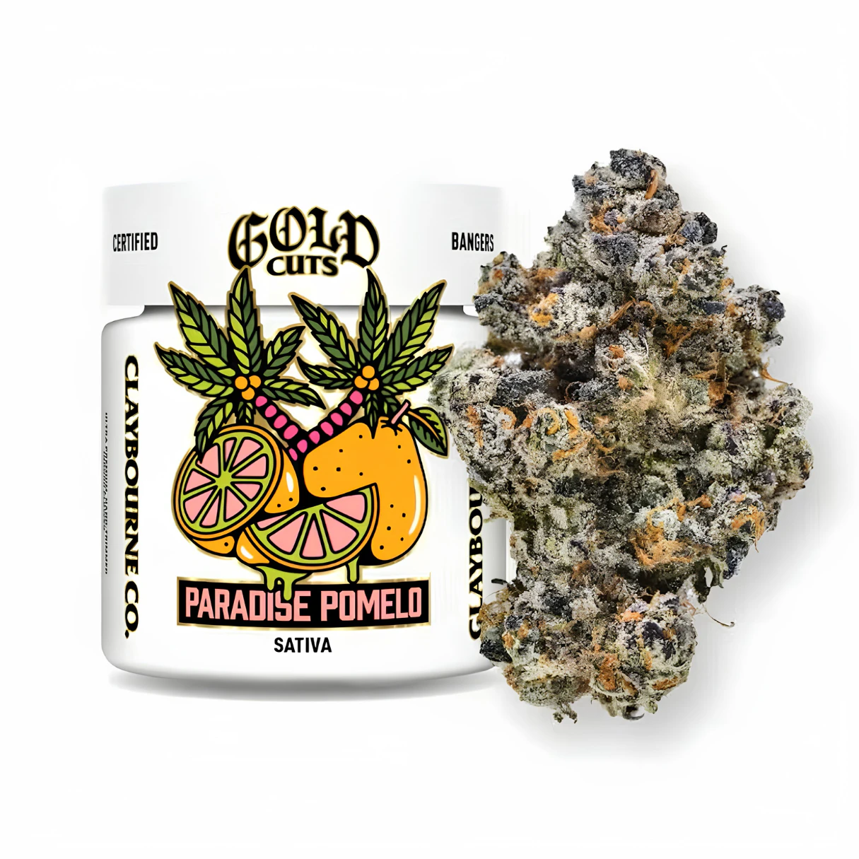 Claybourne Co. - Claybourne Co. - 3.5g Gold Cuts - Paradise Pomelo Main Image