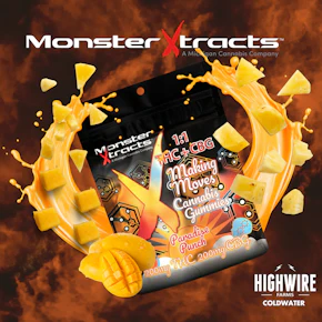 Monster Gummies Paradise Punch 200mg 1:1 THC/CBG