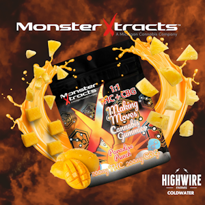 MONSTER XTRACTS - Monster Gummies Paradise Punch 200mg 1:1 THC/CBG