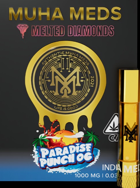 Muha Meds - Paradise Punch OG - 1g Melted Diamonds Vape C...