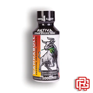 CROWN B ALCHEMY - Passion Orange Guava "Cannabull" Nano Syrup | 118mL 1000mg (THC)