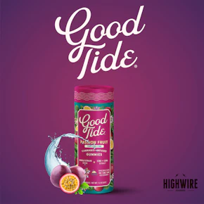 Good Tide Gummies Solventless Hash Rosin Passion Fruit 200MG
