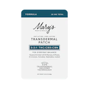 THC/CBD/CBN 3:2:1 Transdermal Patch / Mary's Medicinals