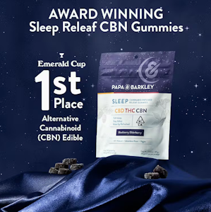PAPA & BARKLEY - Papa & Barkley 120mg CBN Sleep Blackberry Elderberry Gummies 20pc