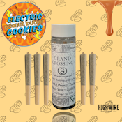 Grand Crossing Electric Peanut Butter Cookies Preroll Pack (5x1g)