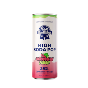 Pabst Labs - Pabst Blue Ribbon - 25mg Seltzer - Watermelon Melon