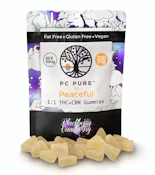 PC Pure Blackberry Vanilla Fig THC:CBN 1:1 Gummies 200mg