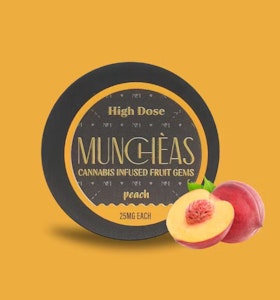 Muncheas - HD Peach Fruit Gems - 500mg - GGG