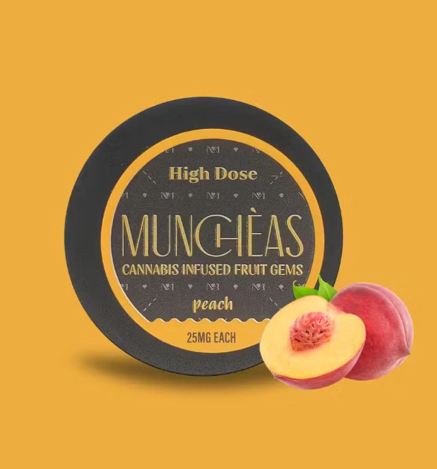 Muncheas - HD Peach Fruit Gems - 500mg - GGG Main Image
