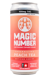 MAGIC NUMBER - Magic Number Peach Tea 100mg