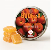 Bud Fox - Live Resin Gummies - Peach (I) -100mg