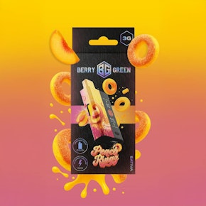 Berry Green - Peach Rings 3G Disposable