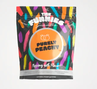 THE FUNNIES GUMMIES - Purely Peach 20pk Gummies - 100mg Main Image