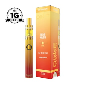 DIME INDUSTRIES - Peach Mojito Live Reserve 1000mg All in One Device
