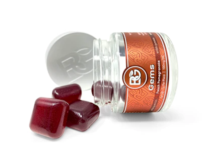 BEDFORD GROW - Peach Pomegranate Gems 5pk - 100mg