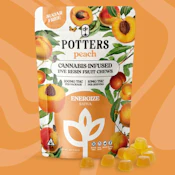Potters Peach (S) LR Sugar Free Gummies 100mg