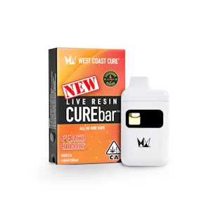 WEST COAST CURE - Peach Rings Live Resin CUREbar - 1G