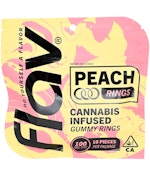 Peach - Cannabis Infused Gummy Rings - 100mg - Flav