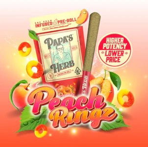 Papa's Herb - Papa's Herb - Peach Rings - 1g Infused Pre-Roll