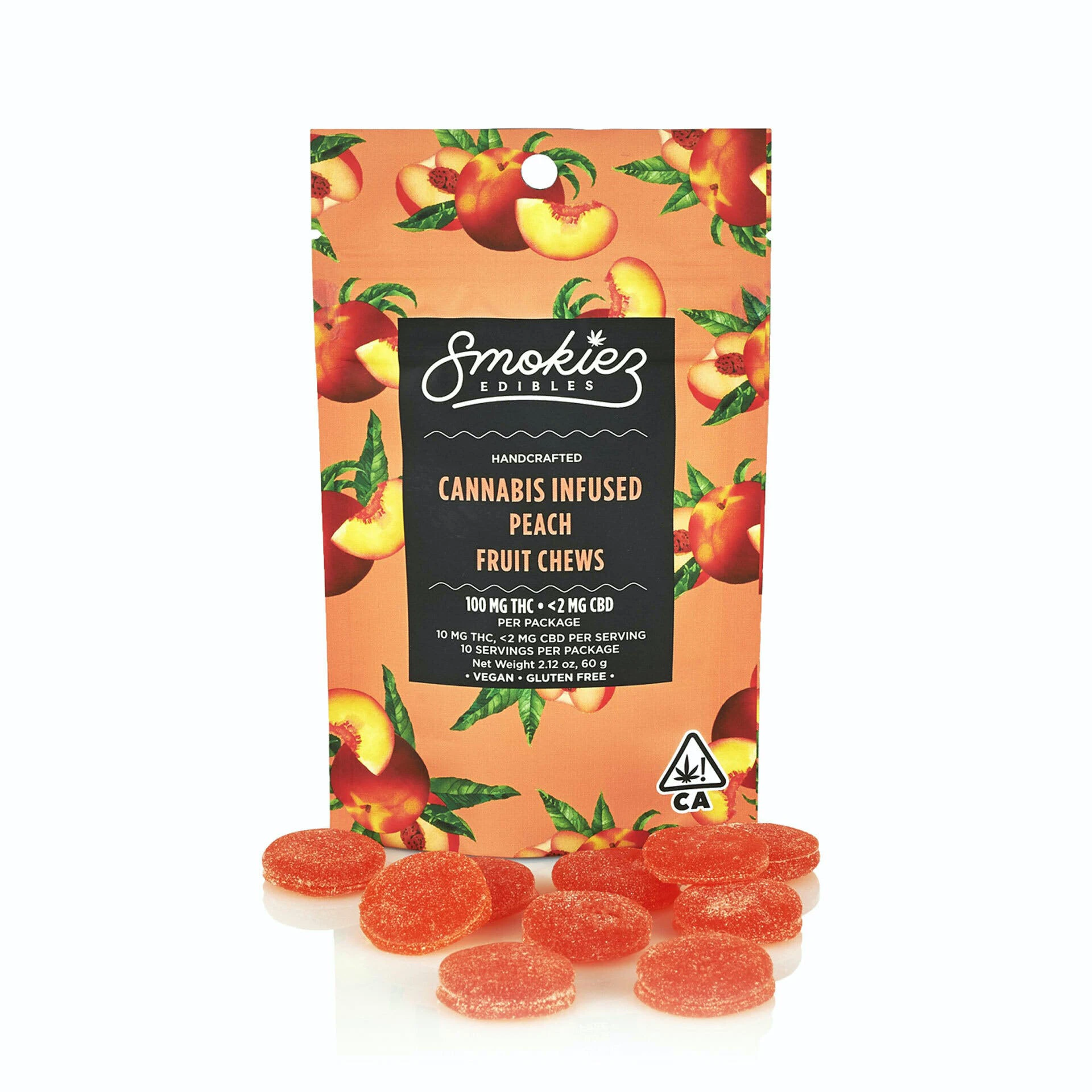 SMOKIEZ - Smokiez | Gummies | Peach | 10 pc Main Image