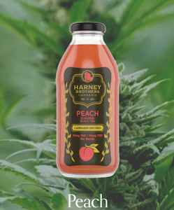 Harney Brothers - Harney Brothers- Peach Black Tea- 10mg THC:10mg CBD