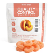 Quality Control - Peach Rings - 100mg Diamond Infused Gummies