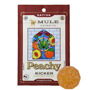 Peachy "Kicker" Gummy | 100mg (THC) (Live Resin)