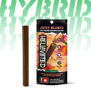 HELLAVATED - Peach Cobbler, Juicy Infused Bluntz, 2.5g