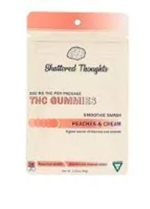 SHATTERED THOUGHTS - Peaches & Cream - 200mg Gummies by Shattered Thoughts 