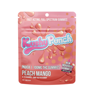 KUSHY PUNCH - Kushy Punch 10pk Gummies Peach Mango