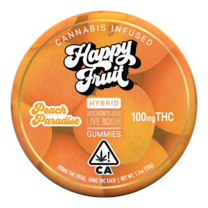 HAPPY FRUIT - Happy Fruit - Peach Paradise Rosin Gummies 100mg
